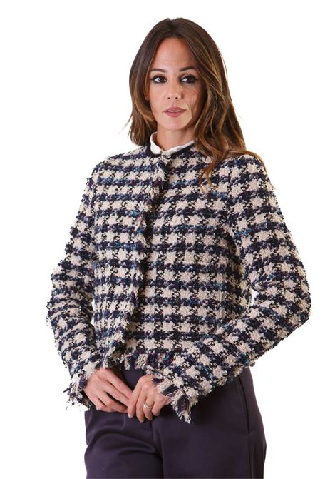 GIACCA BOXY TWEED PIED DE COQUE FORTE FORTE | Blazer | 12809MYJACKET5045